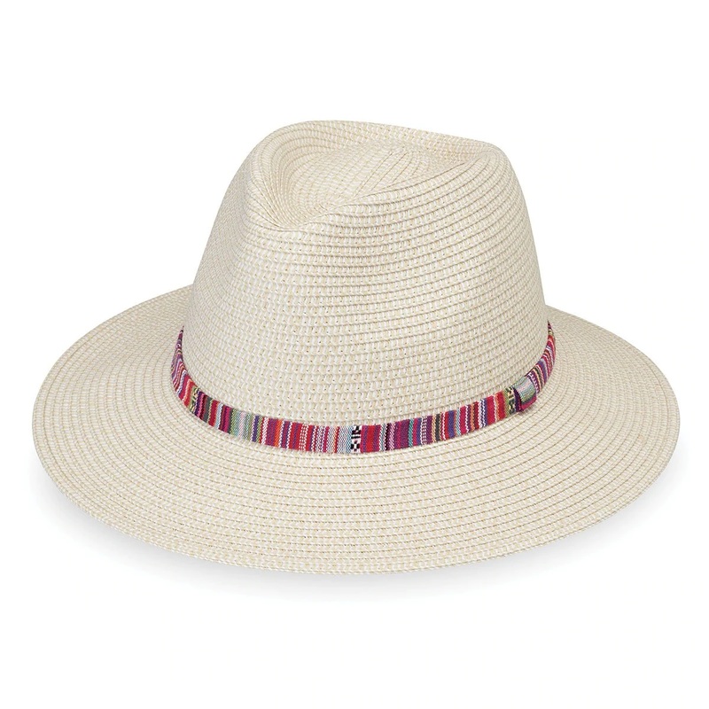 Wallaroo Hat Company Womens Sedona Fedora  UPF 50+- Natural