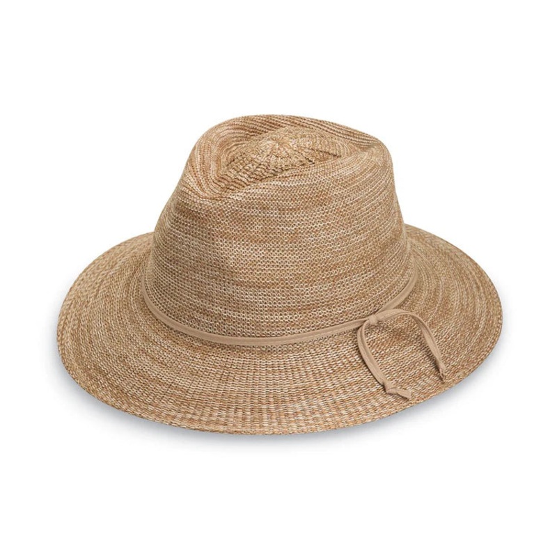 Wallaroo Victoria Fedora UPF50+ - Mixed Camel