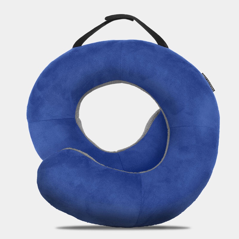 Travelon Deluxe Wrap-N-Rest Travel Pillow - Cobalt/Grey
