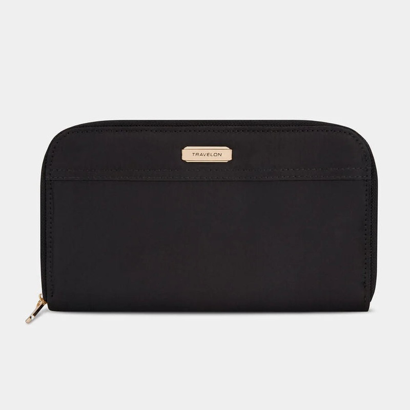 Travelon Zippered Travel Jewelry Case - Nutmeg