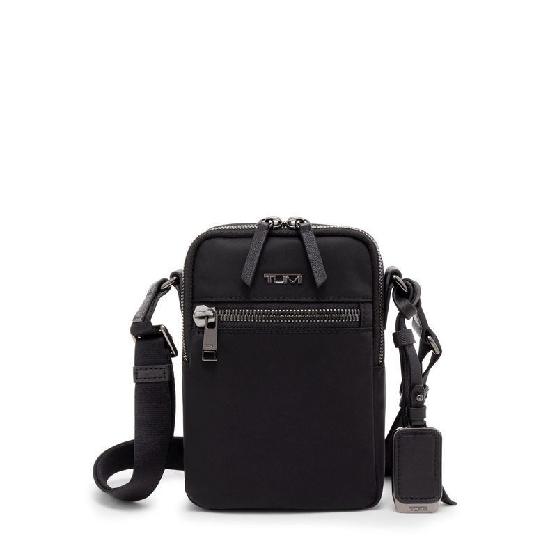 TUMI Voyageur Persia Crossbody - Black/Gunmetal