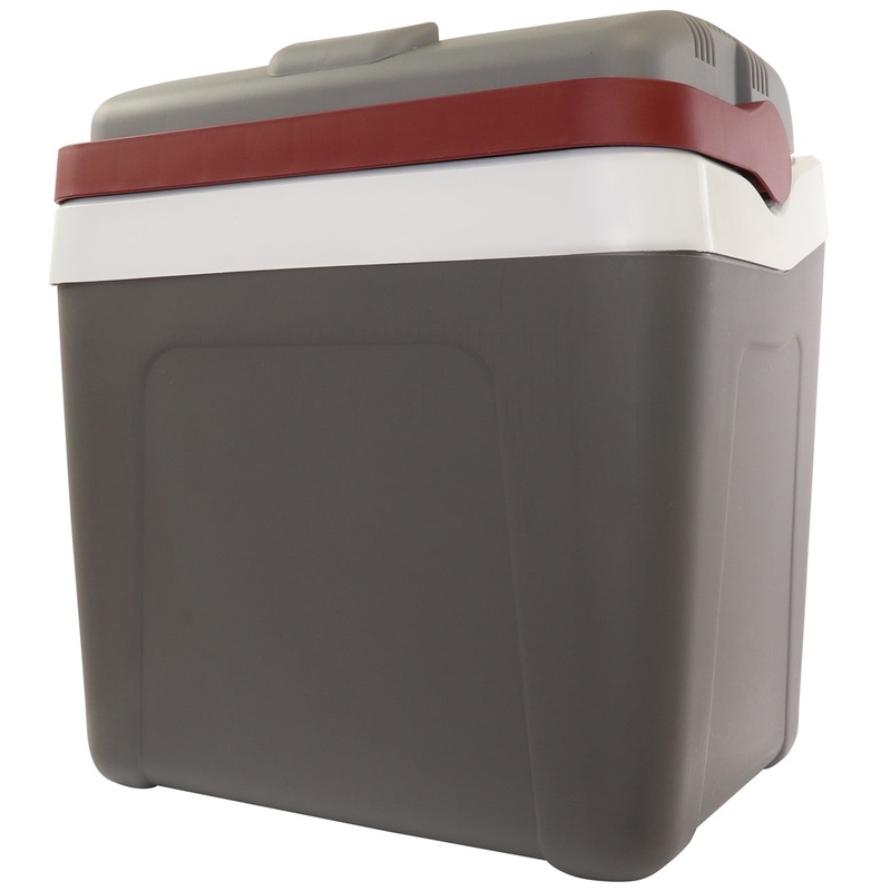Koolatron Thermoelectric Iceless 12V Cooler 26qt Grey/White