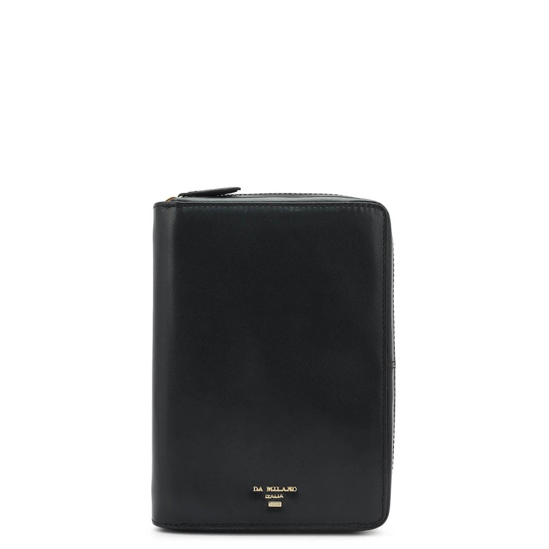 Plain Leather Passport Case - Dark Blue