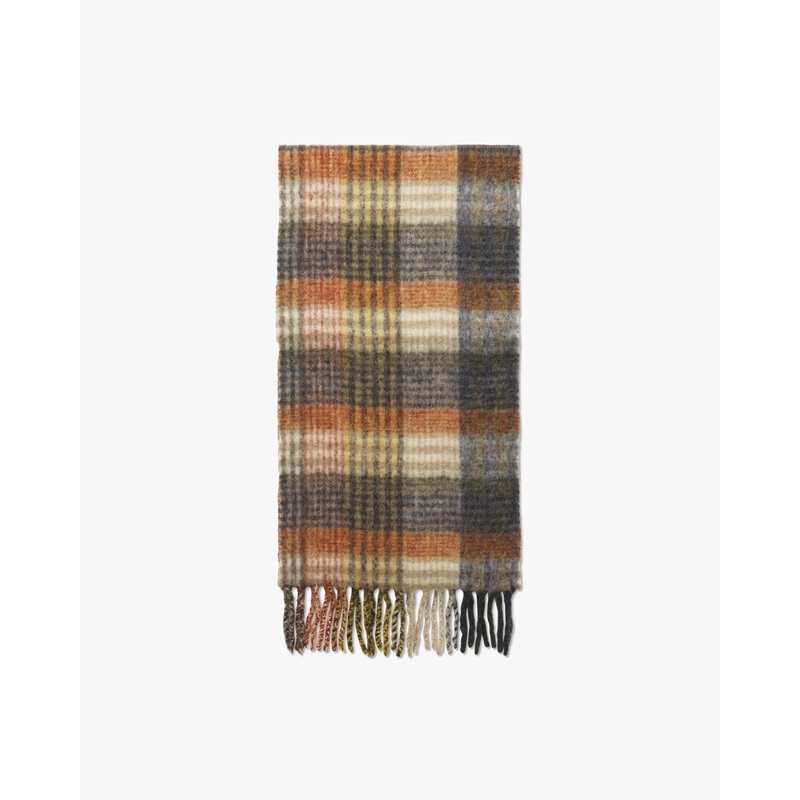 Wool Check Scarf