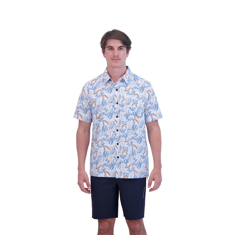 Dakine Aloha Button Down Short Sleeve Shirt - DK Paradise Print