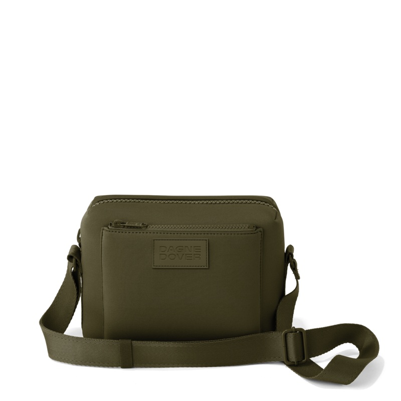 Micah Crossbody in Dark Moss