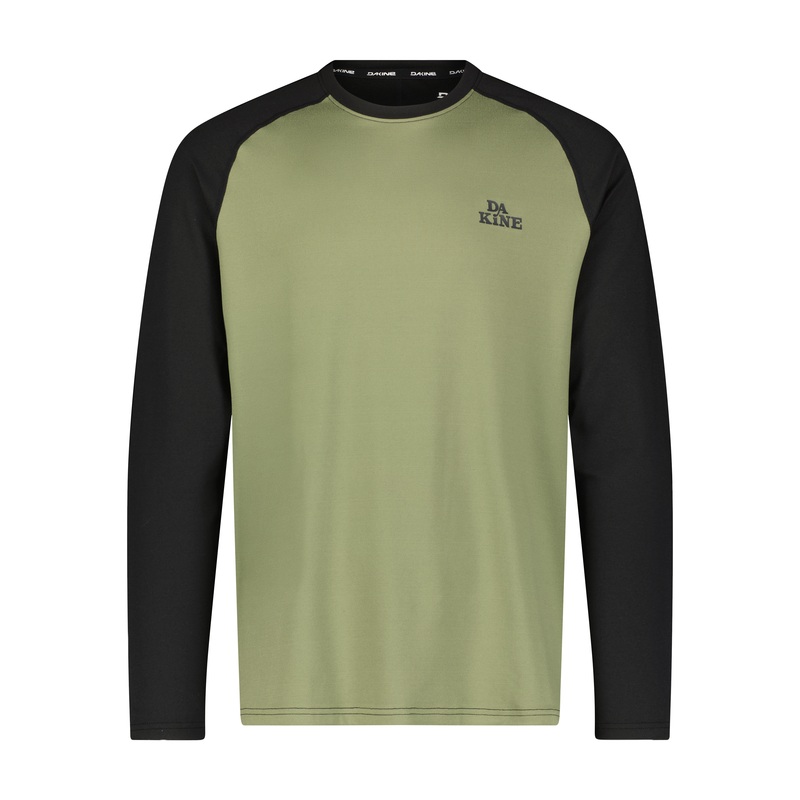 River Jetty Long Sleeve Loose Fit Rashguard - Olivine