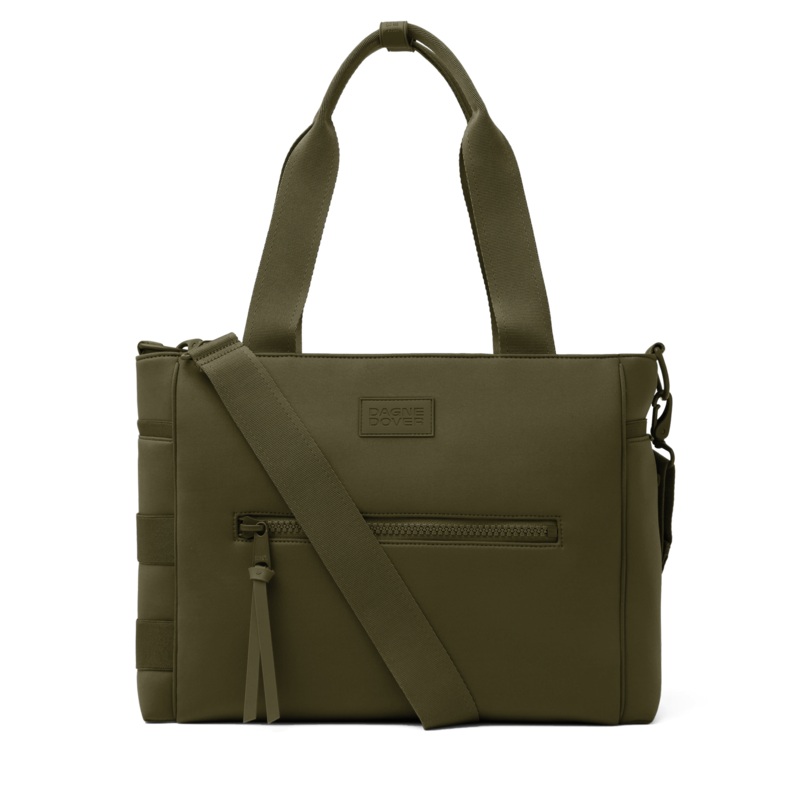 Wade Diaper Tote in Dark Moss
