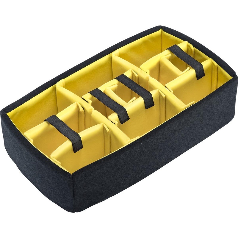 Yellow Pelican 1535 Padded dividers and lid foam.