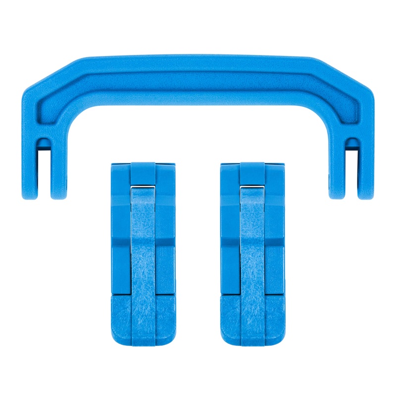 Pelican 1170 Replacement Handle & Latches, Blue (Set of 1 Handle, 2 Latches)