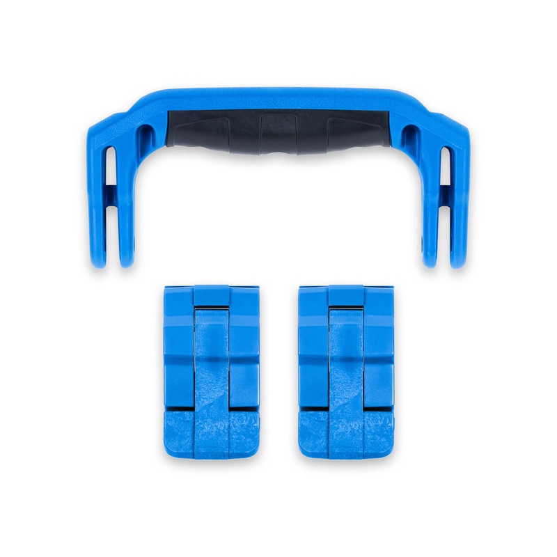 Pelican 1430 Replacement Handle & Latches, Blue (Set of 1 Handle, 2 Latches)