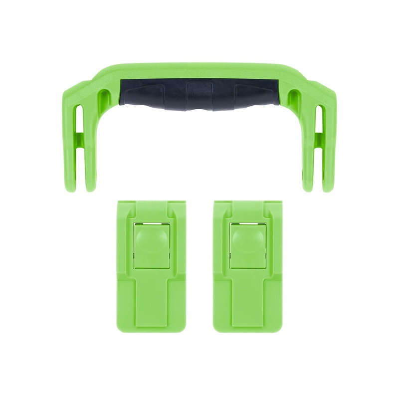Pelican 1507 Air Replacement Handle & Latches, Lime Green (Set of 1 Handle, 2 Latches)