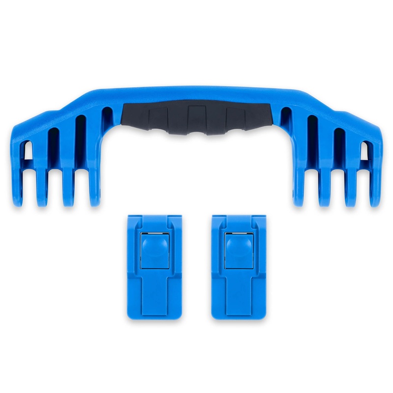 Pelican 1520 Replacement Handle & Latches, Blue (Set of 1 Handle, 2 Push-Button Latches)