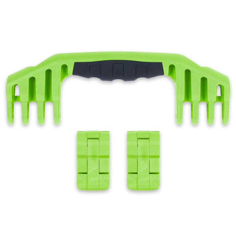 Pelican 1520 Replacement Handle & Latches, Lime Green (Set of 1 Handle, 2 Standard Latches)