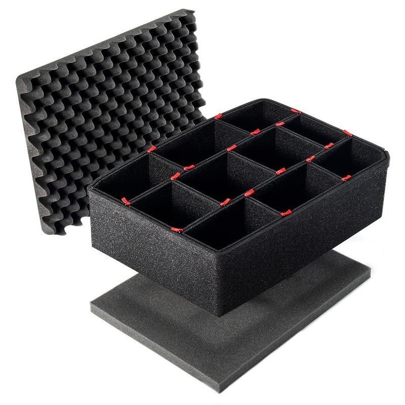 Pelican 1525 Air TrekPak Kit, Customizable Padded Divider System