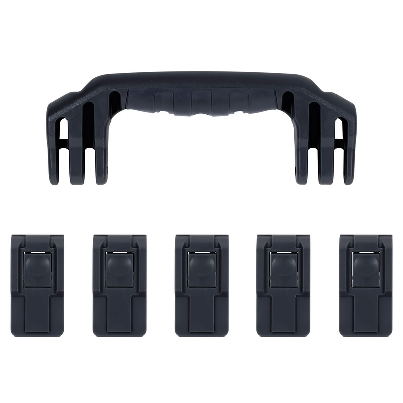 Pelican 1605 Air Replacement Handle & Latches, Black (Set of 1 Handle, 5 Latches)