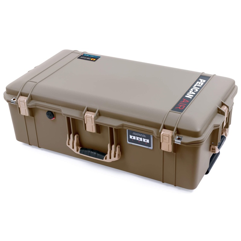 Pelican 1615 Air Case, Dark Desert Dirt with Desert Tan Handles & Latches