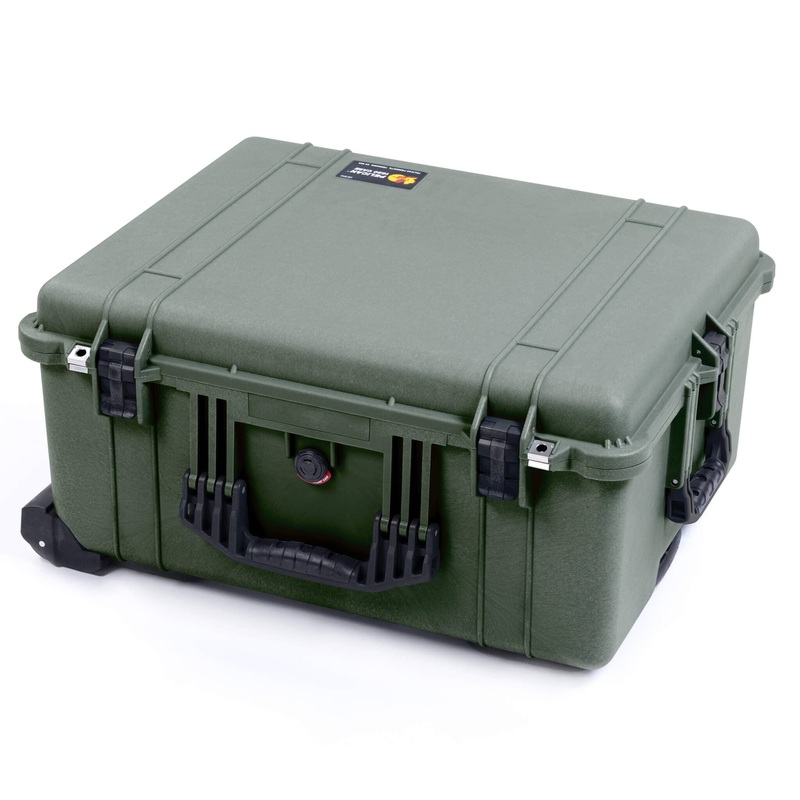 Pelican 1620 Case, OD Green with Black Handles & Latches