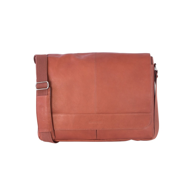 Nextech Leather Messenger Computer Bag