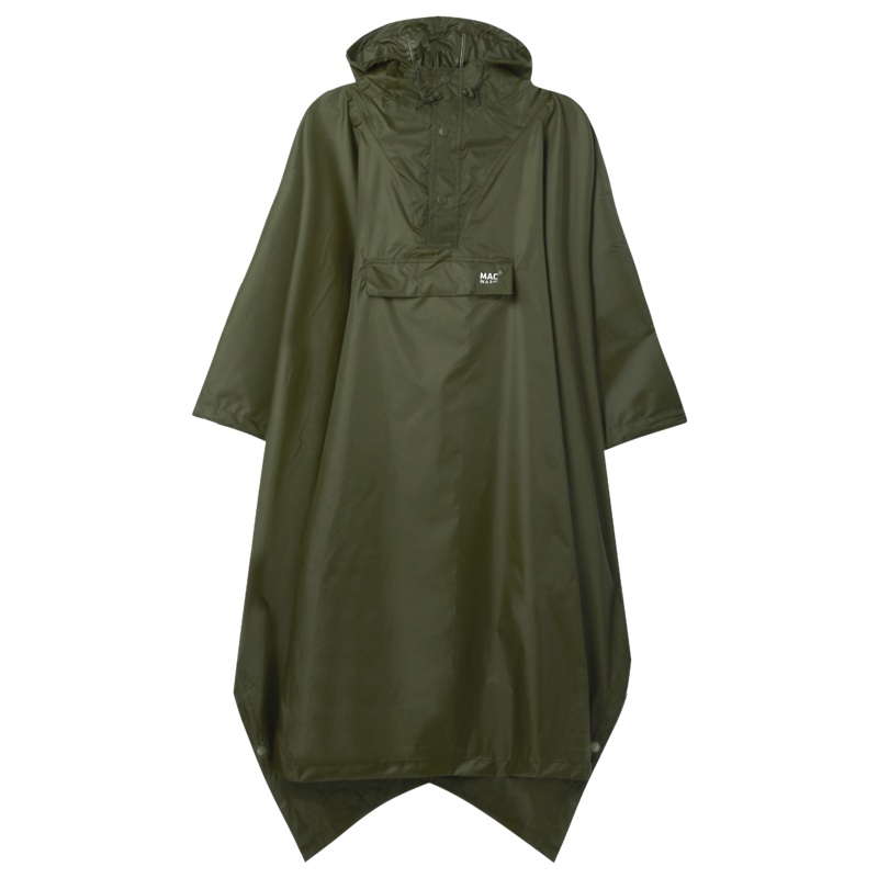 Mac In A Sac Packable Waterproof Unisex Poncho - Khaki