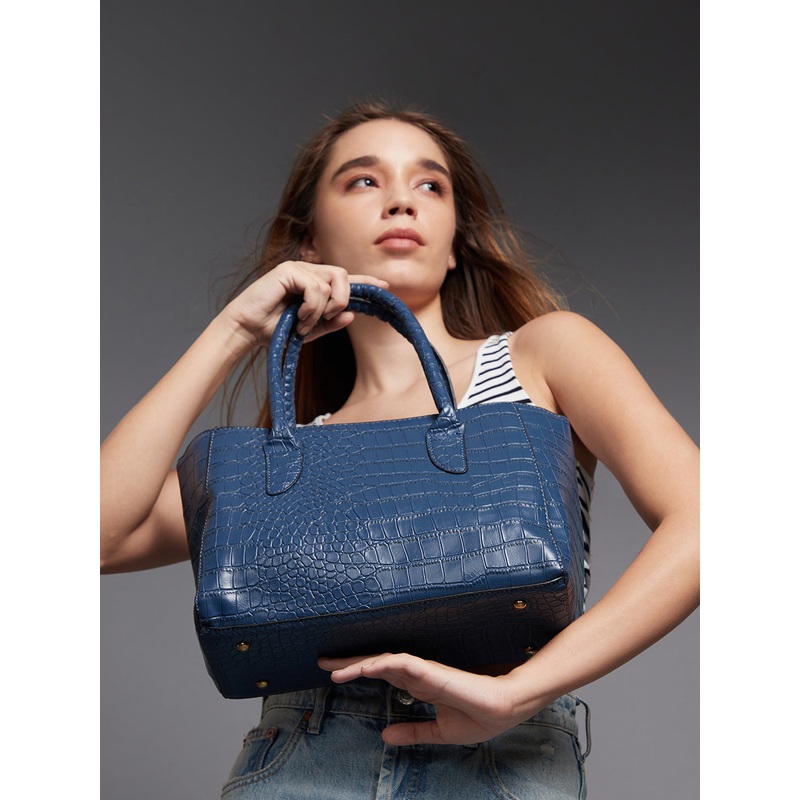 Azure Dark Blue Handbag