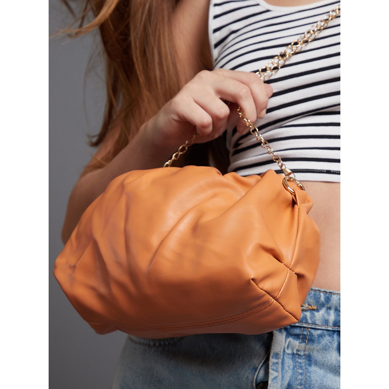 Cassandra Orange Handbag