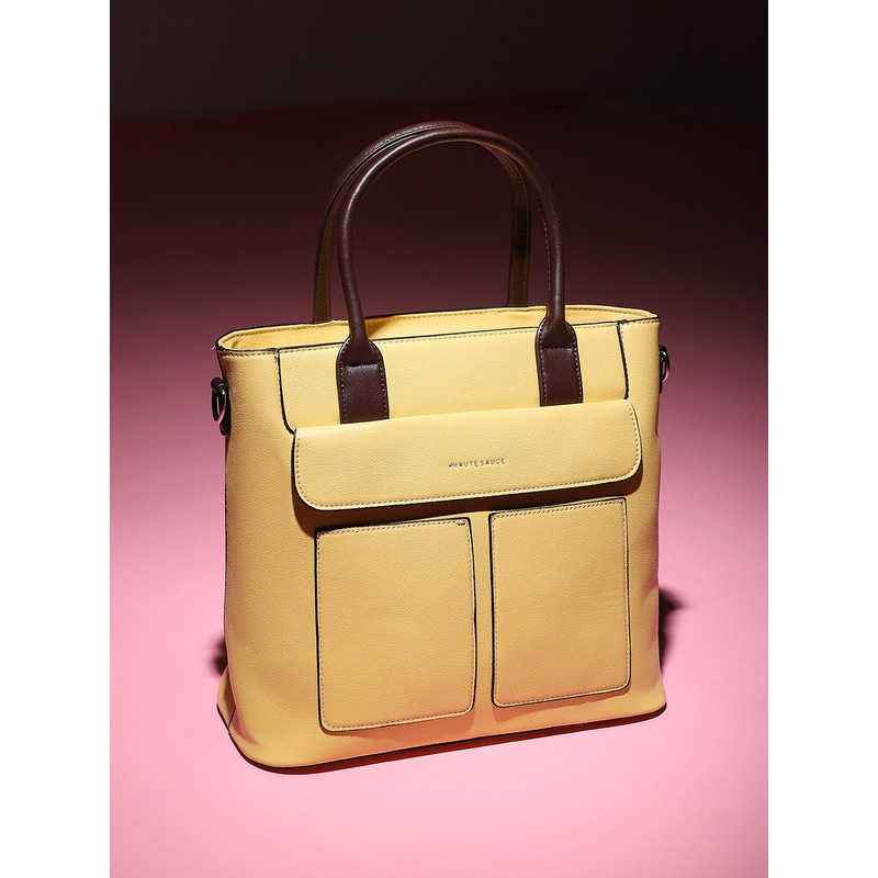 Everyday Essential Tote Bag - Light Yellow