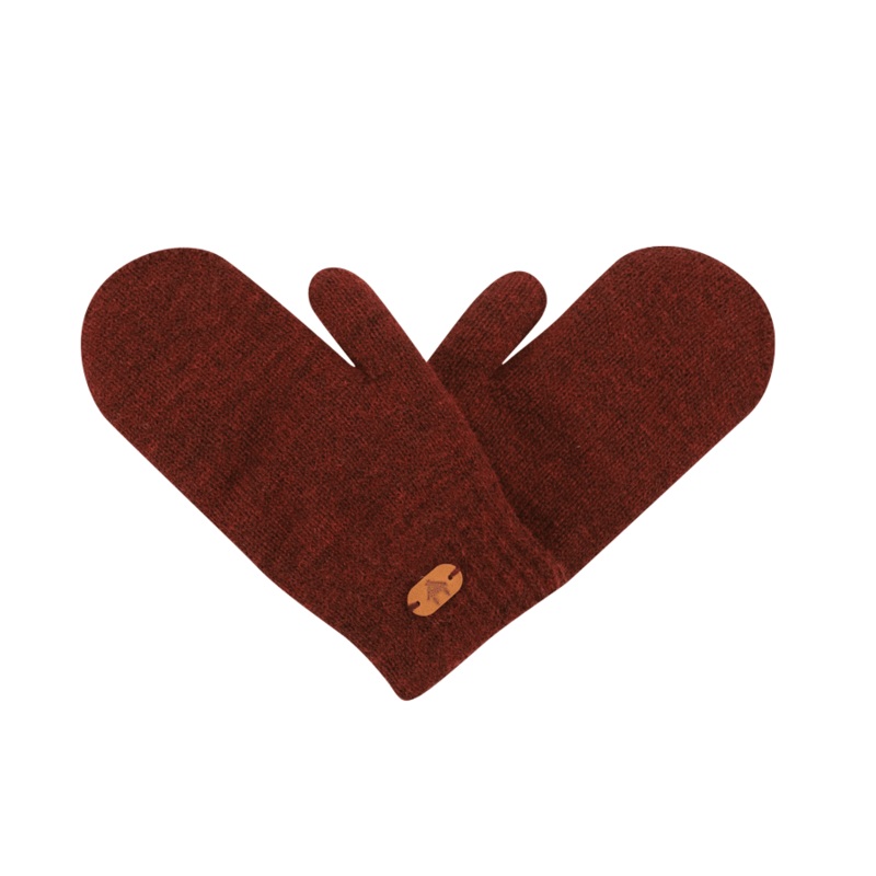Mitten Bandista Burgundy