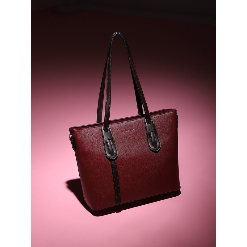 On The Go Tote Bag - Maroon