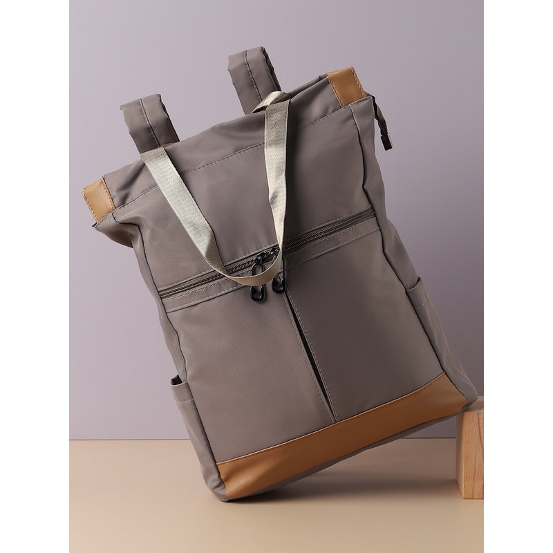Taupe Treasure Grey Backpack