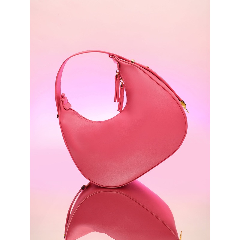 The Arch Hobo Bag - Barbie Pink