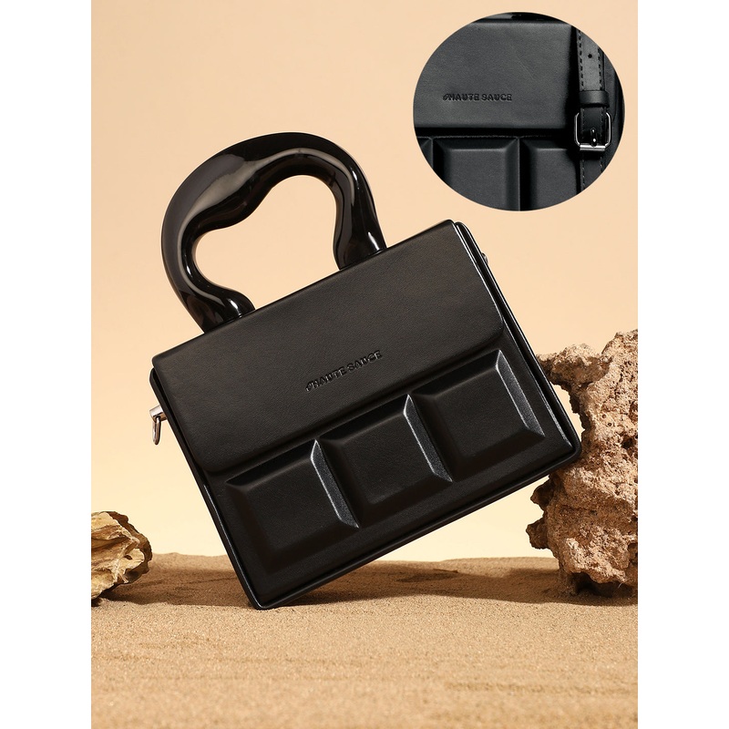 The Caldera Boxed Hand Bag - Midnight Black