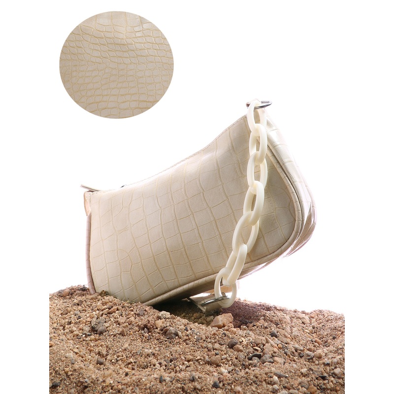 The Diem Shoulder Bag - Ivory White