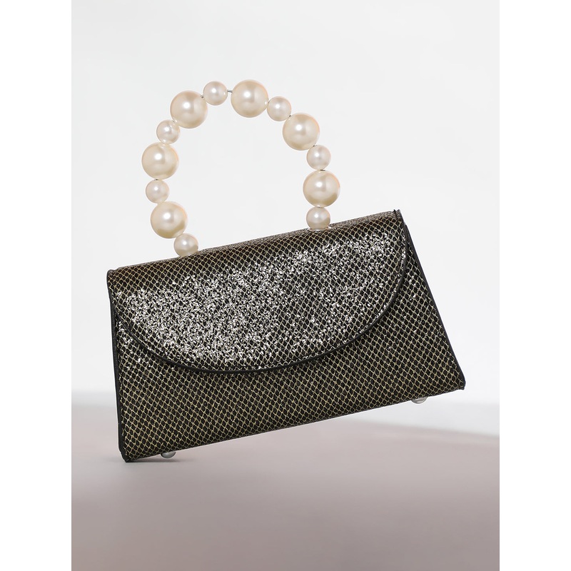 The Iri Noire Hand Bag - Onyx Black