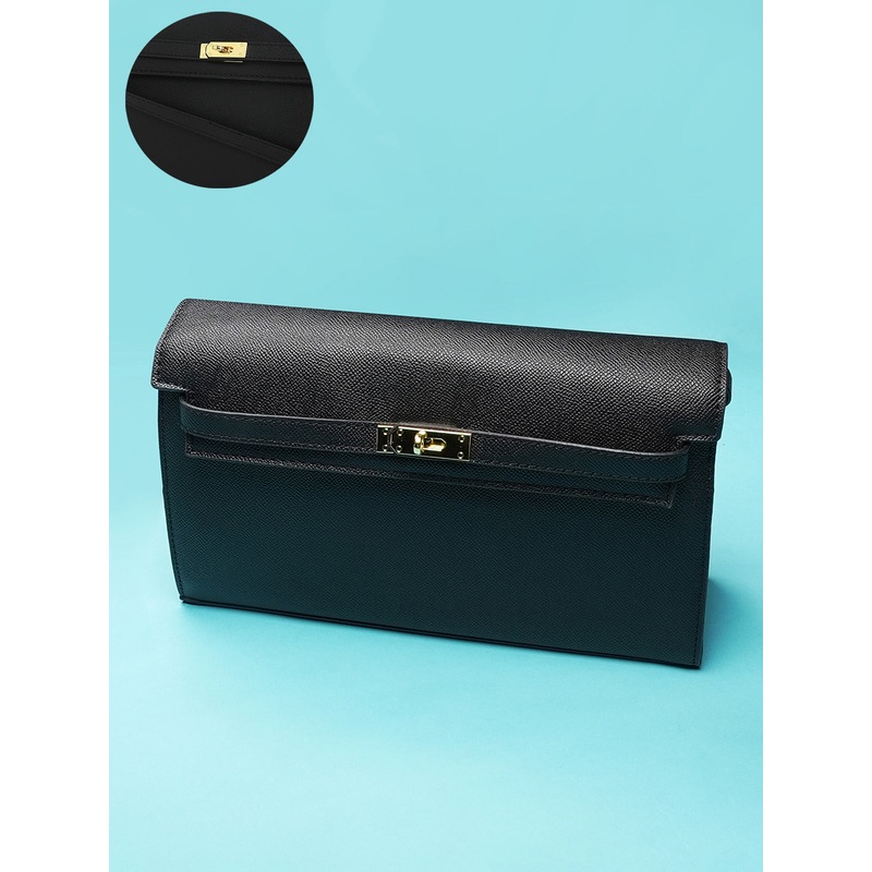 The Overlap Sling Bag - Midnight Black