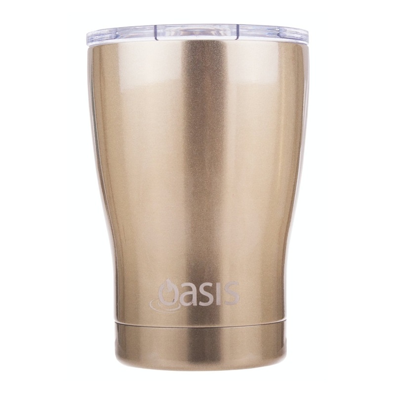 Oasis Stainless Steel Insulated Cup with Lid 340ML