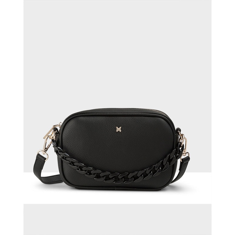Monica Camera Crossbody Bag + Short Resin Chain Strap