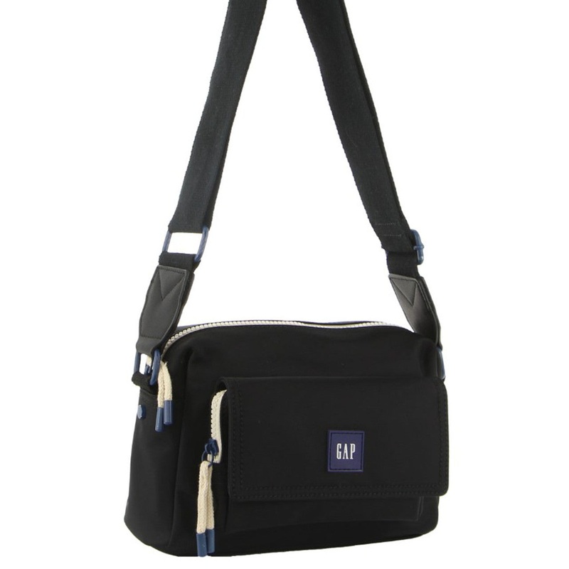 GAP - 10 Nylon shoulder bag front pocket - Black