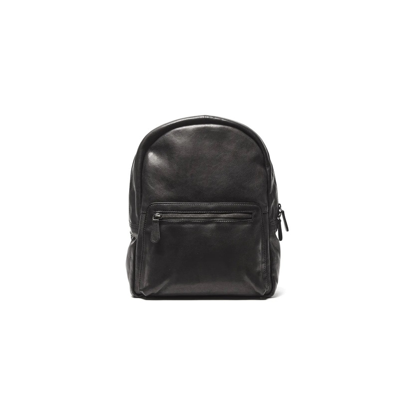 Oran - RH-2625 Bern Medium leather backpack - Black