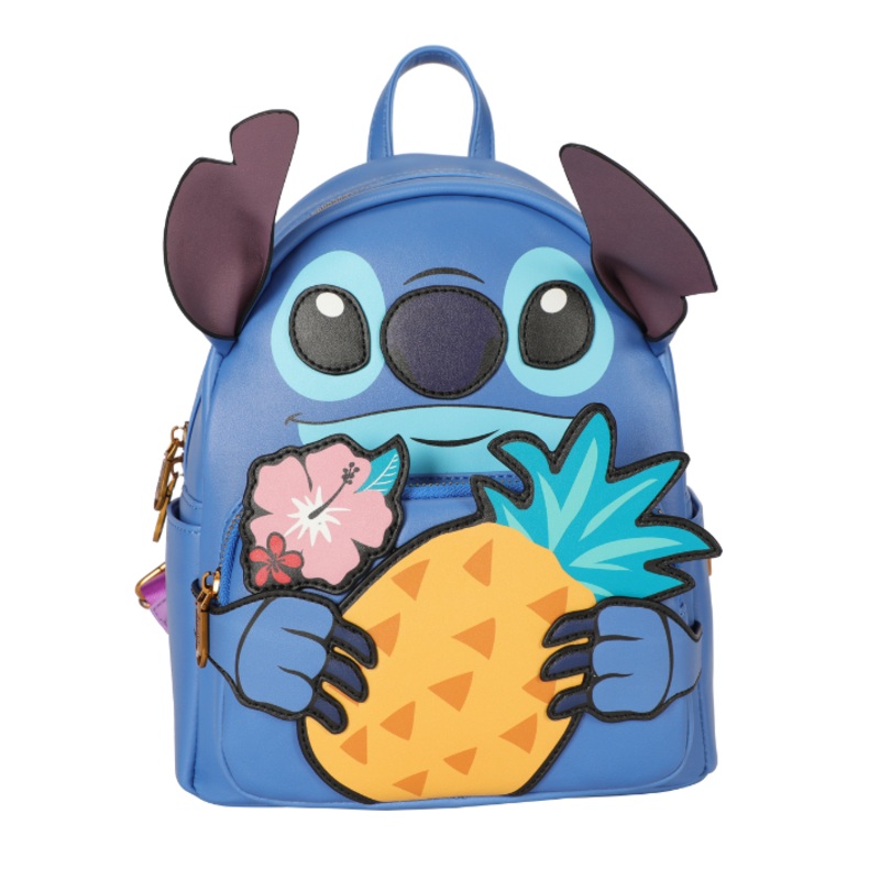 Stitch - DIS338 Deluxe Mini backpack pineapple - Purple