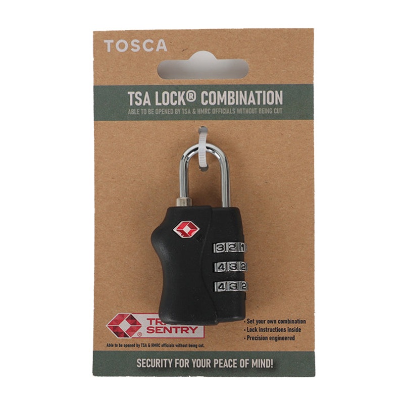 Tosca - TCA005 TSA Combo Lock - Black