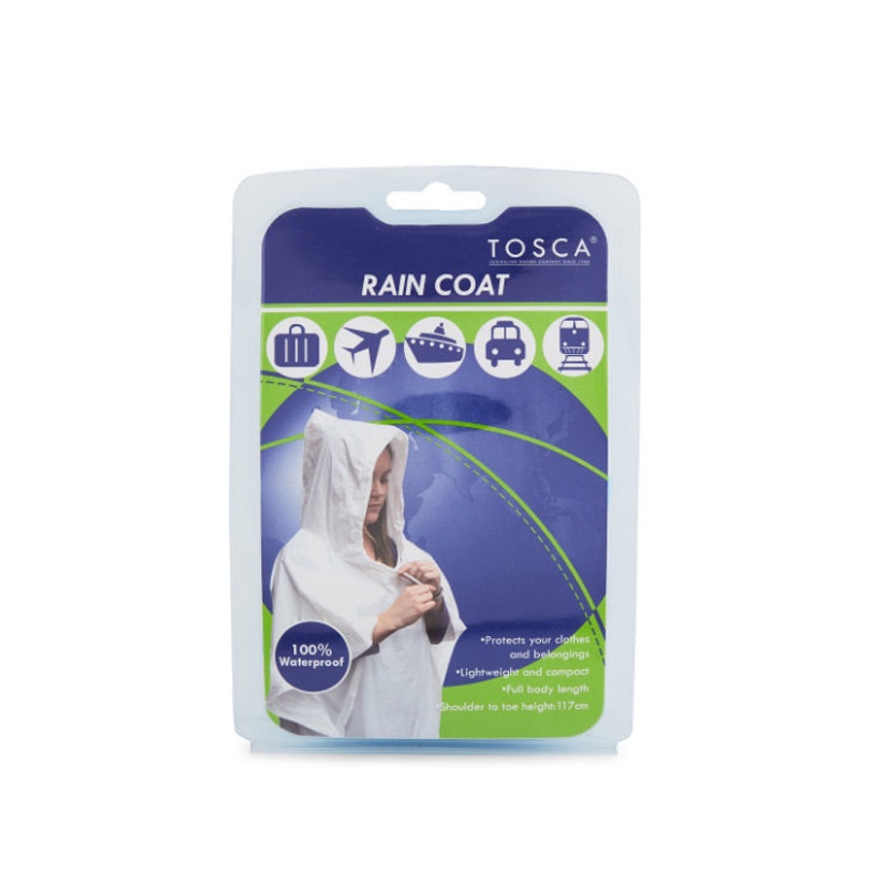 Tosca - TCA019 Rain Coat - Blue