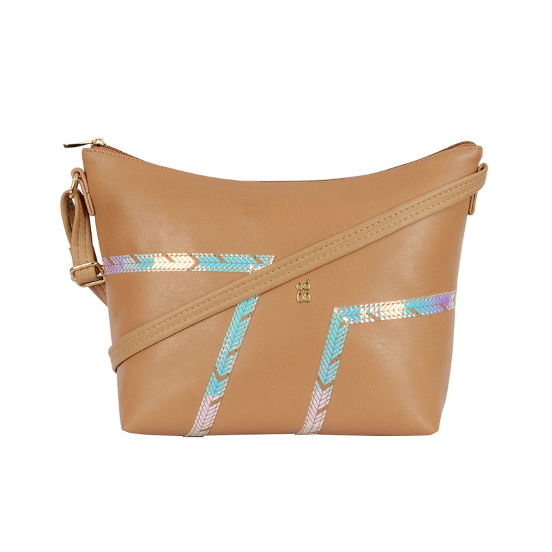 Dai Beige Medium Hobo Bags