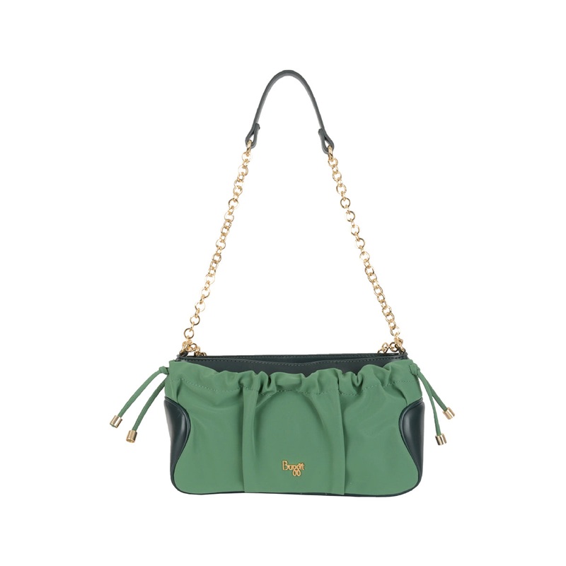 Ronal Green Small Baguette Bag