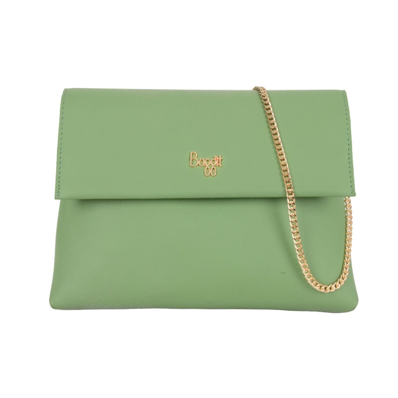 Snowflakes Green XS Satchel Sling Bags