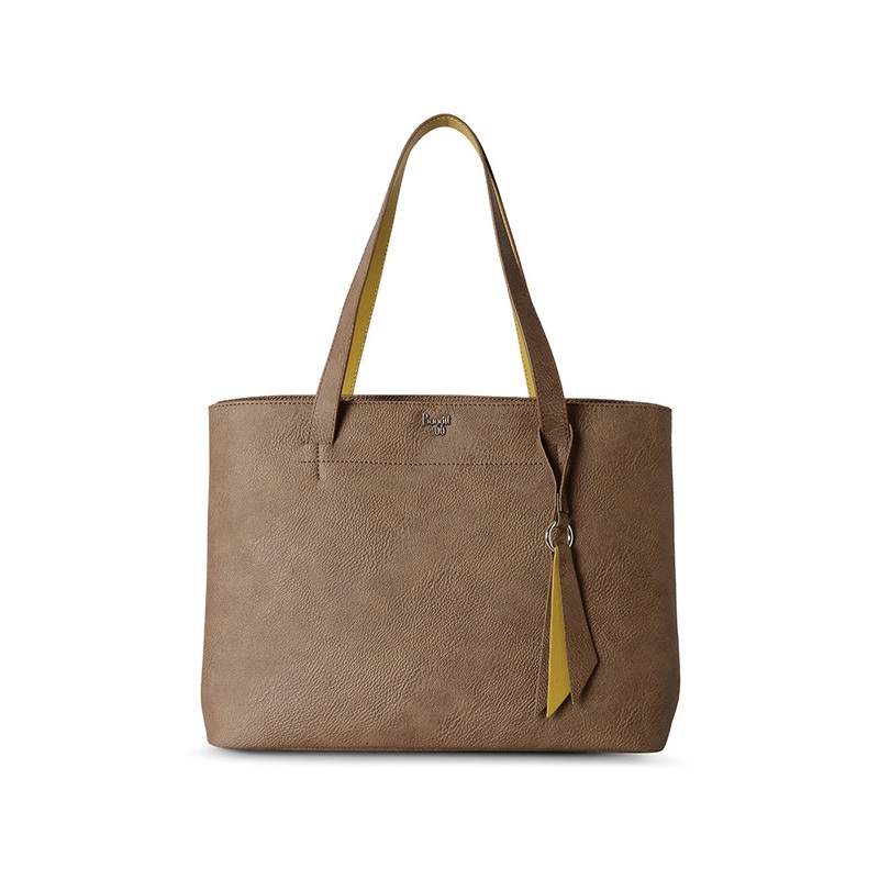 Bluto Beige Medium Tote Bag