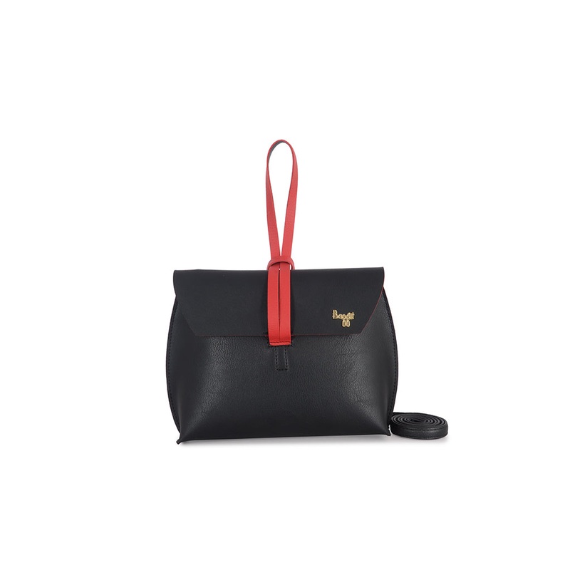 Cassidy Red Oversize Satchel Sling Bag
