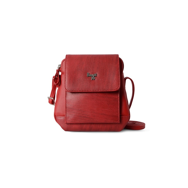 Dropbox Red Oversize Satchel Sling Bag