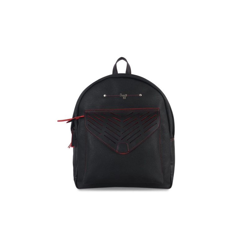 Hadid Black Large Backpack Bag