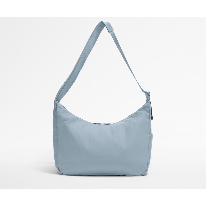Large Featherlight Crossbody in Arctic Blue
